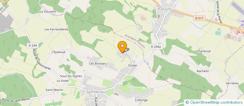 localisation de l'entreprise MADAME DEBORAH CAIRE à SERMERIEU