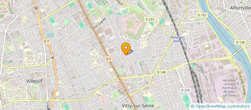 localisation de l'entreprise MADAME DEBORAH CAPELA à VITRY-SUR-SEINE