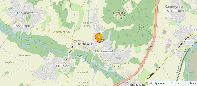 localisation de l'entreprise MADAME DEBORAH CARAMBOT  MACHEMONT