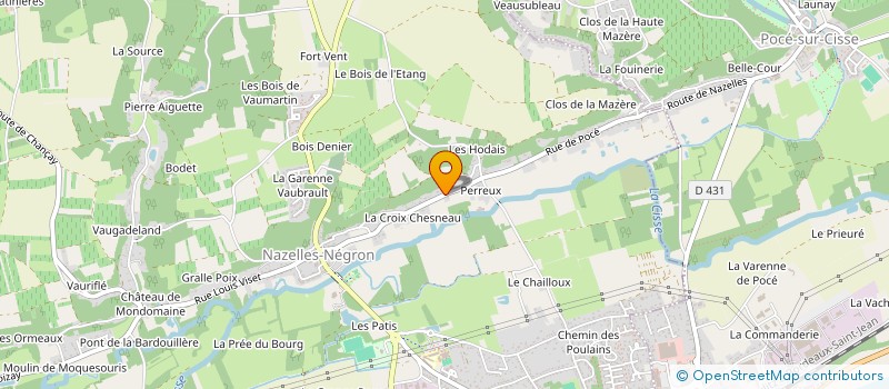 localisation de l'entreprise MADAME DEBORAH CARATY  NAZELLES-NEGRON