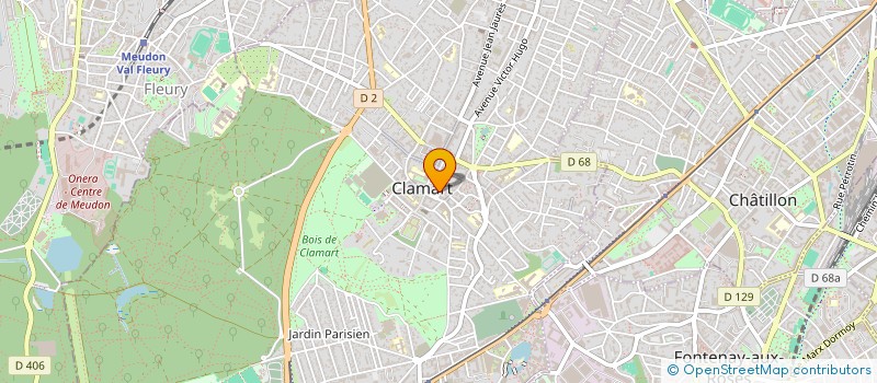 localisation de l'entreprise MADAME DEBORAH CERSON à CLAMART