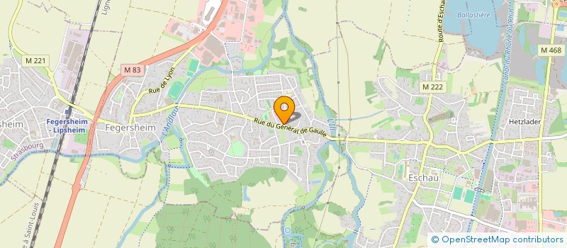 localisation de l'entreprise MADAME DEBORAH CHALL  FEGERSHEIM