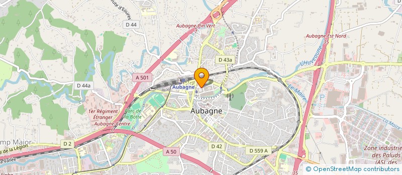 localisation de l'entreprise MADAME DEBORAH CHAMOUILLI  AUBAGNE