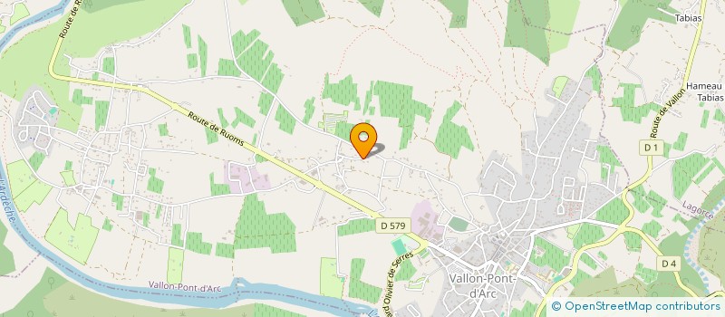 localisation de l'entreprise MADAME DEBORAH CHEVESTRIER  SAINT-VALLIER