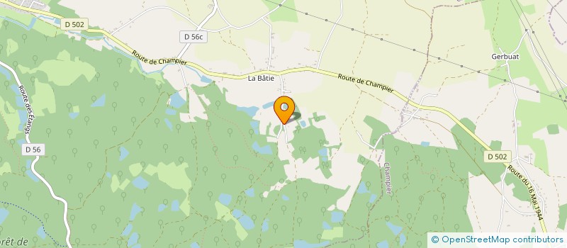 localisation de l'entreprise MADAME DEBORAH CHICHPORTICH  CHATONNAY