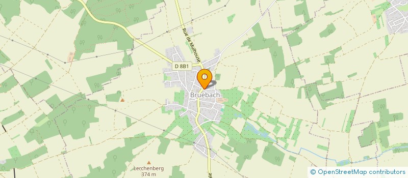 localisation de l'entreprise MADAME DEBORAH CICHOSZ  BRUEBACH