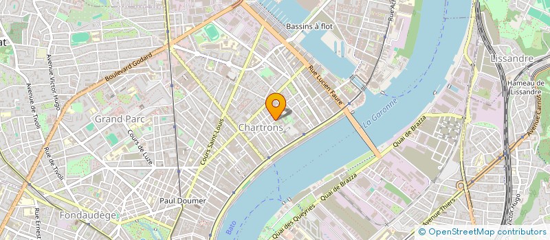 localisation de l'entreprise MADAME DEBORAH CLARAC  BORDEAUX