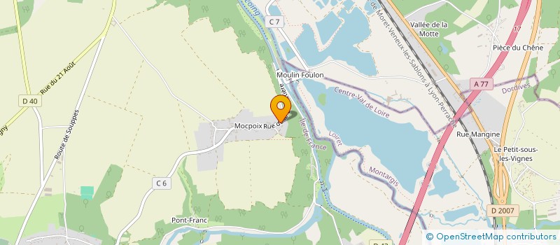 localisation de l'entreprise MADAME DEBORAH COLOSIO  CHATEAU-LANDON