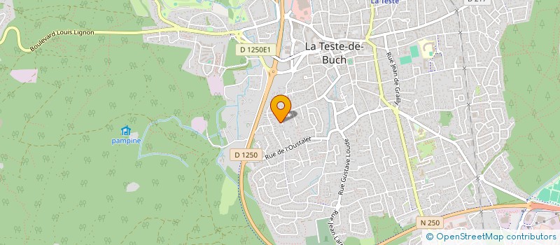 localisation de l'entreprise MADAME DEBORAH COMBELAS à LA TESTE-DE-BUCH