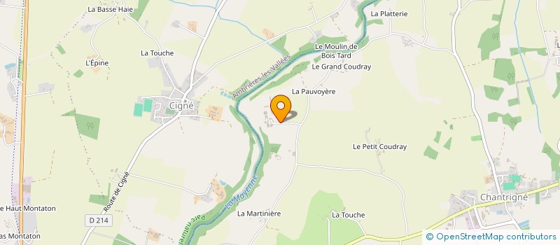 localisation de l'entreprise MADAME DEBORAH COPIN  SAINT-MARS-SUR-COLMONT