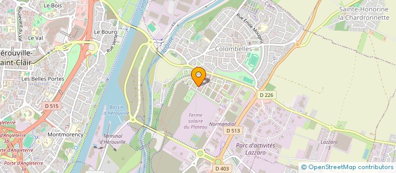 localisation de l'entreprise MADAME DEBORAH CORDRAY  COLOMBELLES