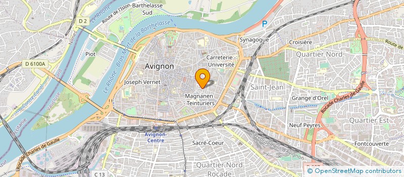 localisation de l'entreprise MADAME DEBORAH CORVASIER  AVIGNON