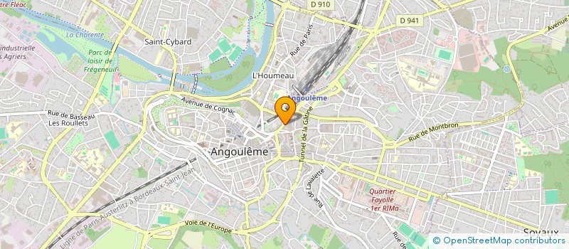 localisation de l'entreprise MADAME DEBORAH COURET à ANGOULEME