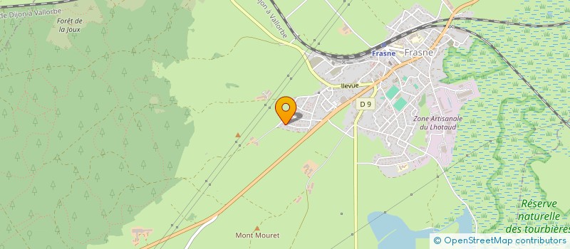 localisation de l'entreprise MADAME DEBORAH COURTOIS  FRASNE