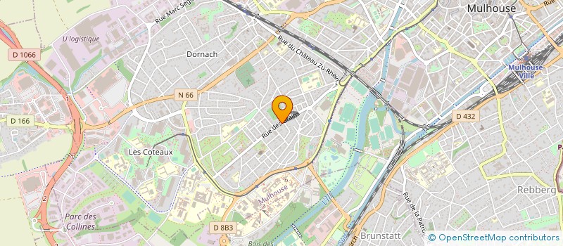 localisation de l'entreprise MADAME DEBORAH CROCHARD  MULHOUSE