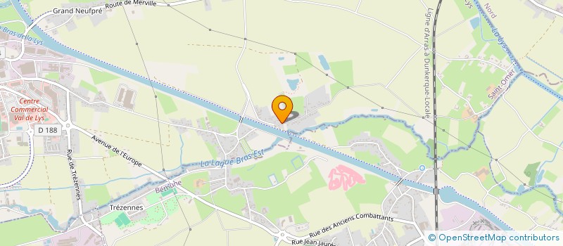 localisation de l'entreprise MADAME DEBORAH CUIGNET  AIRE-SUR-LA-LYS