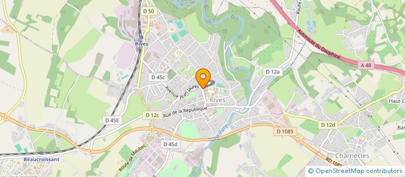 localisation de l'entreprise MADAME DEBORAH CURTO  RIVES