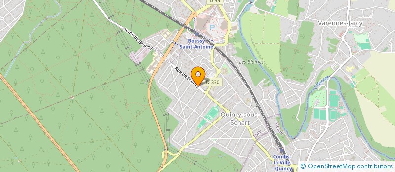 localisation de l'entreprise MADAME DEBORAH CUS  QUINCY-SOUS-SENART