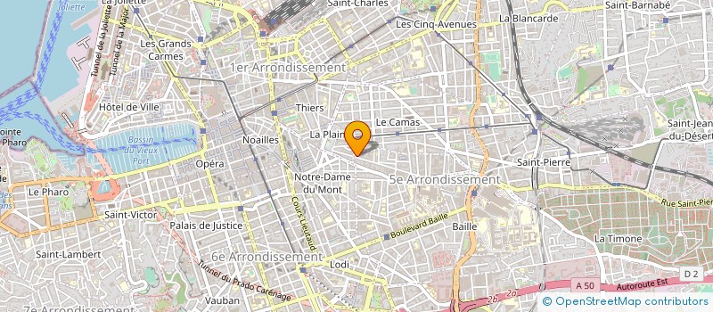 localisation de l'entreprise MADAME DEBORAH D'ARIENZO à MARSEILLE