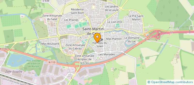 localisation de l'entreprise MADAME DEBORAH DE FREITAS  SAINT-MARTIN-DE-CRAU