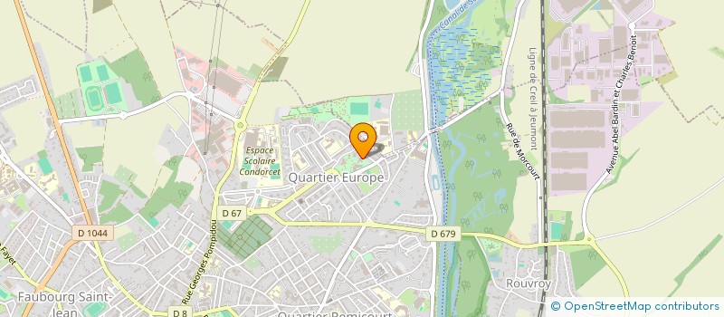 localisation de l'entreprise MADAME DEBORAH DELFOLIE  SAINT-QUENTIN