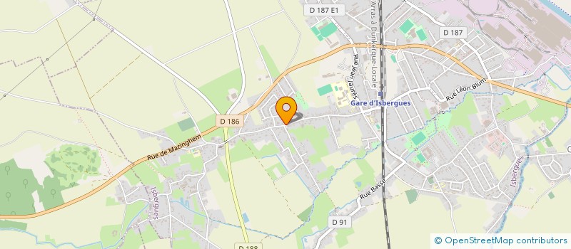 localisation de l'entreprise MADAME DEBORAH DELMOTTE  ISBERGUES