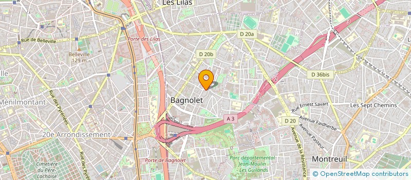 localisation de l'entreprise MADAME DEBORAH DELOISON à BAGNOLET