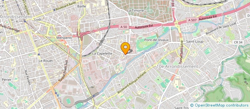 localisation de l'entreprise MADAME DEBORAH DENANE  MARSEILLE