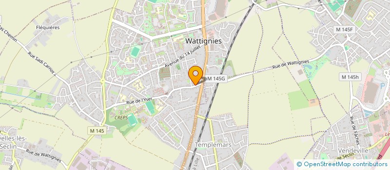 localisation de l'entreprise MADAME DEBORAH DESCOURS-THOURON  WATTIGNIES