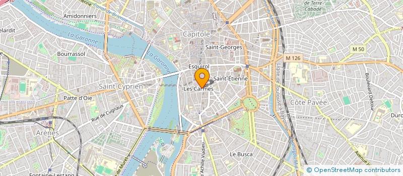 localisation de l'entreprise MADAME DEBORAH DESIRE  TOULOUSE