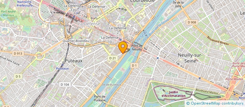 localisation de l'entreprise MADAME DEBORAH DEVAMBEZ  PUTEAUX