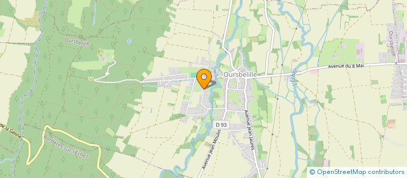 localisation de l'entreprise MADAME DEBORAH DEVAUX  OURSBELILLE