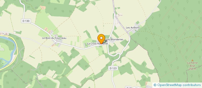 localisation de l'entreprise MADAME DEBORAH DOLLE  CHATEL-CENSOIR