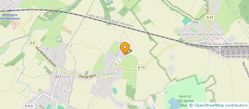 localisation de l'entreprise MADAME DEBORAH DOUEZ  ECAILLON