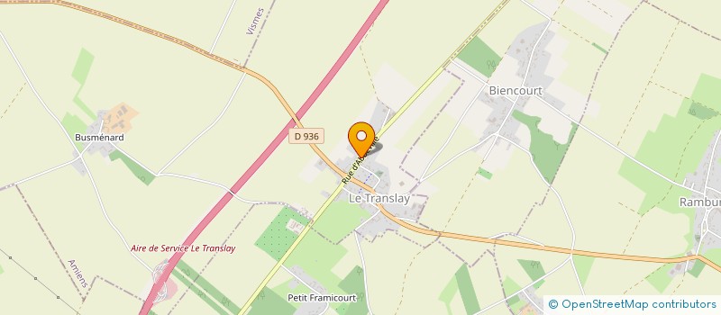 localisation de l'entreprise MADAME DEBORAH DUBOIS  LE TRANSLAY