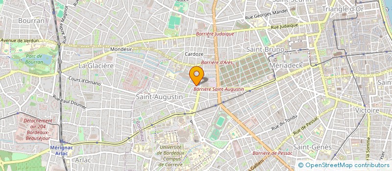 localisation de l'entreprise MADAME DEBORAH DUBREAU  BORDEAUX