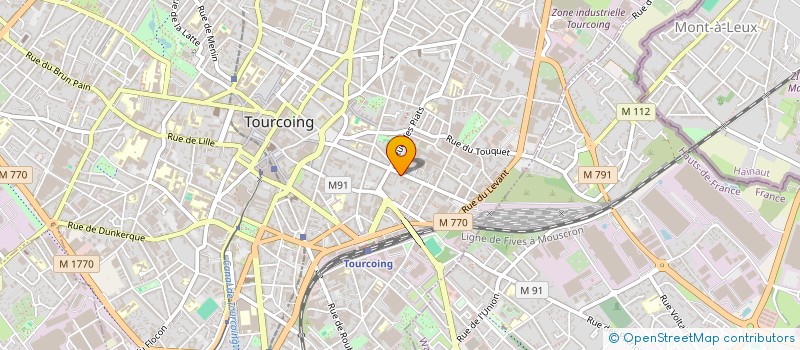 localisation de l'entreprise MADAME DEBORAH DUBY  TOURCOING