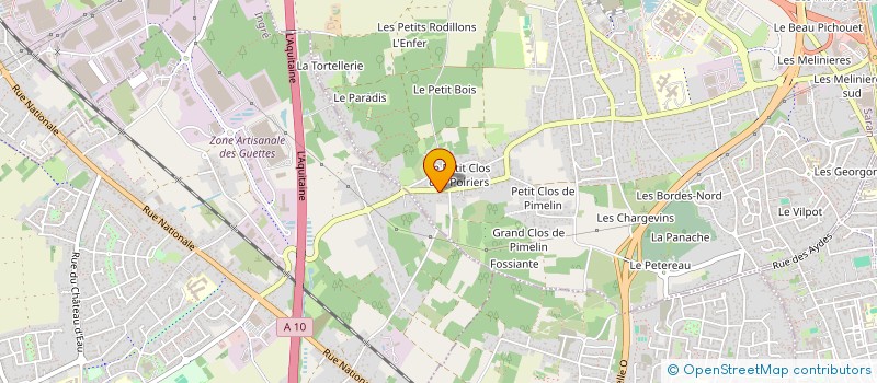 localisation de l'entreprise MADAME DEBORAH DUDOUET à SARAN