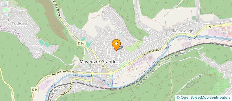 localisation de l'entreprise MADAME DEBORAH DUPAYS  MOYEUVRE-GRANDE