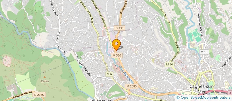 localisation de l'entreprise MADAME DEBORAH DUPUICH à CAGNES SUR MER