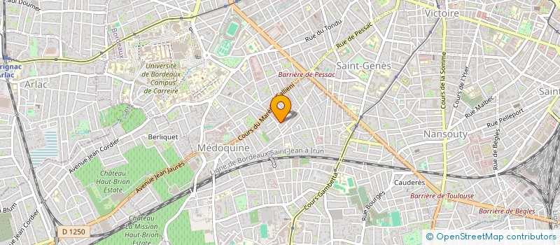 localisation de l'entreprise MADAME DEBORAH EGBELEYE  TALENCE