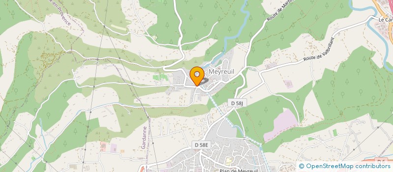 localisation de l'entreprise MADAME DEBORAH FALZON  MEYREUIL