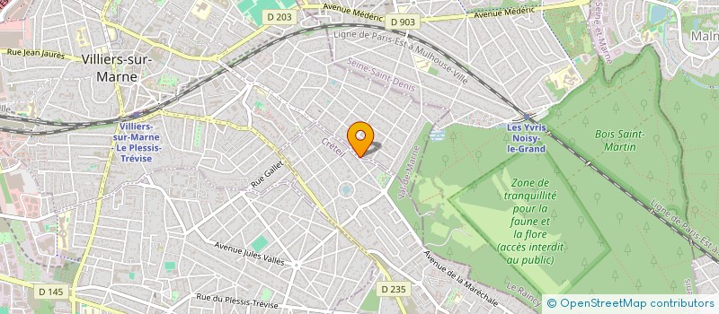 localisation de l'entreprise MADAME DEBORAH FERRACCI à VILLIERS-SUR-MARNE