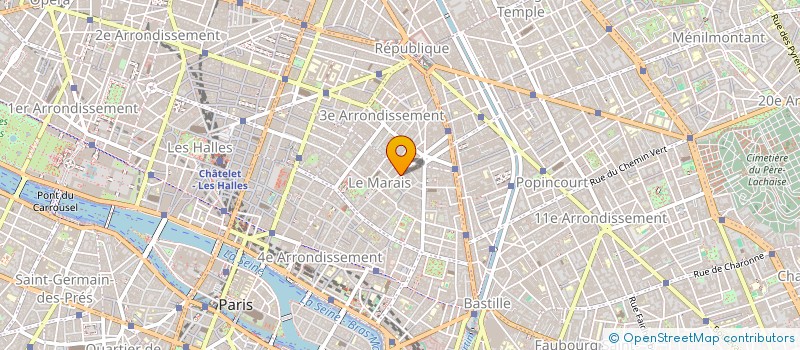 localisation de l'entreprise MADAME DEBORAH FEUCHTBAUM  PARIS