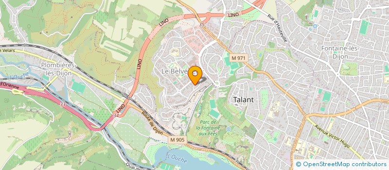 localisation de l'entreprise MADAME DEBORAH FEVRAT  TALANT