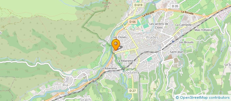 localisation de l'entreprise MADAME DEBORAH FLORENCE  PRADES