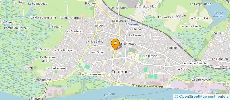 localisation de l'entreprise MADAME DEBORAH FOUBERT à COUERON
