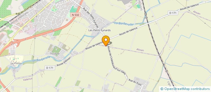 localisation de l'entreprise MADAME DEBORAH FRONT BRUNEL  LE CHALON