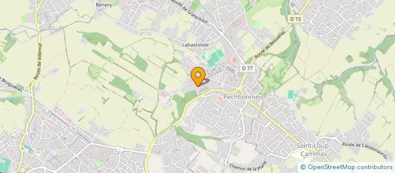 localisation de l'entreprise MADAME DEBORAH GALVEZ  PECHBONNIEU