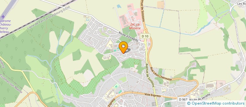 localisation de l'entreprise MADAME DEBORAH GAUGUIN  CHATEAU-THIERRY